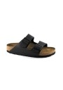 1 - BIRKENSTOCK ARIZONA 51793 black nero ciabatte donna doppia fibbia