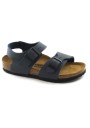 1 - BIRKENSTOCK NEW YORK 87773 35/39 navy blu sandali bambino fibbia