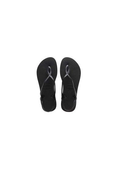 1 - HAVAIANAS LUNA 0090 black ciabatte sandali donna infradito gomma
