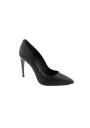 1 - EVALUNA Z04 nero scarpe donna decolletè pelle tacco punta