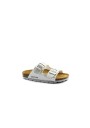 1 - GRUNLAND LUCE CB0664 32/40 grigio argento ciabatte bambino birk fibbie