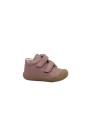 1 - NATURINO COCOON 12904-01 rose rosa antico scarpe bambina strappi  pelle