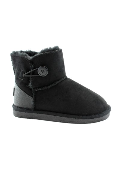 1 - GRUNLAND CROM PO1001 nero 28/34 scarpe bambina stivaletti pelo