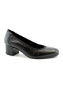 1 - CINZIA SOFT IQ217-N nero scarpe donna ballerina tacco pelle
