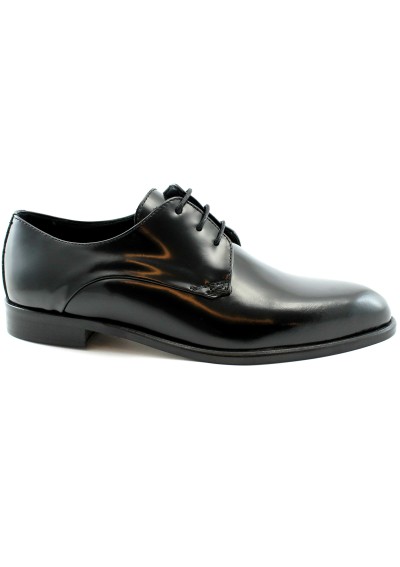1 - MELLUSO U0882L nero scarpe uomo derby elegante pelle liscia