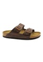 1 - BIRKENSTOCK ARIZONA BS 52533 habana marrone ciabatte uomo fibbie pelle