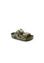 2 - BIRKENSTOCK ARIZONA KIDS 1012684 dino camo khaki ciabatta bambino fibbie