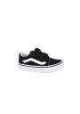 1 - VANS OLD SKOOL V VHE6BT1 nero scarpe bambino sneakers strappi