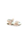 1 - GRUNLAND ARIA SB1201 cipria rosa sandalo bambina fibbia birk glitter