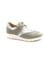 1 - GRUNLAND CALL SC4879 grigio scarpe sneakers donna lacci pelle