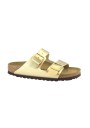 1 - BIRKENSTOCK ARIZONA BS 1016111 gold oro ciabatte donna fibbie
