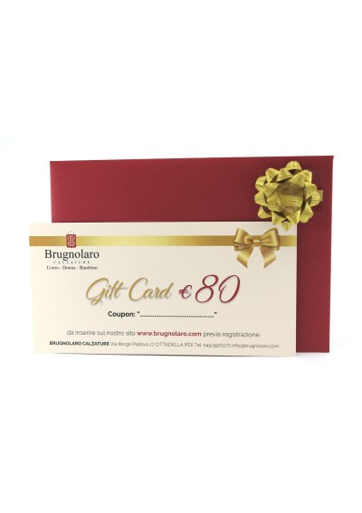 1 - GIFT-CARD-80 Gift Card buono sconto del valore di € 80