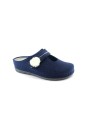 1 - GRUNLAND PRAU CI2281 jeans blu pantofole donna feltro re-soft