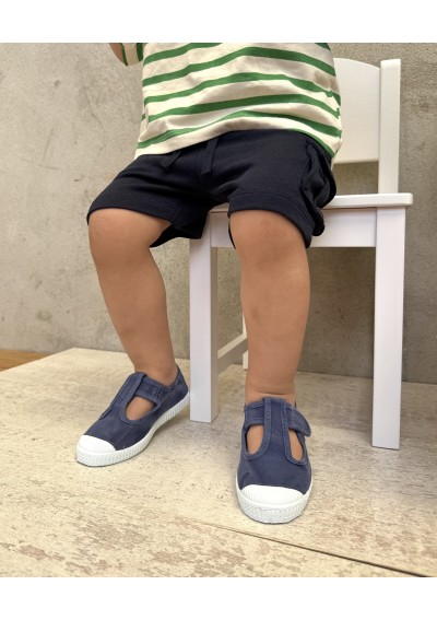 2 - CIENTA 77777 84 21/30 azul oscur blu scarpe bambino strappo tessuto profumate