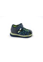 1 - PRIMIGI 7377311 blu scarpe sandalo bambino strappo tessuto punta chiusa
