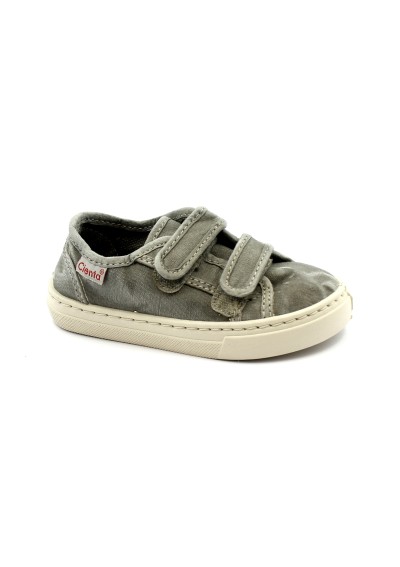 1 - CIENTA 83777 170 32/38 grigio gris claro scarpe bambino strappi tessuto profumate