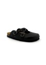 1 - GRUNLAND SARA CB0017 nero ciabatte donna plantare fibbie intreccio