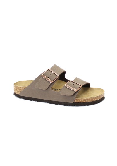 1 - BIRKENSTOCK ARIZONA 151183 mocca marrone ciabatte donna fibbie