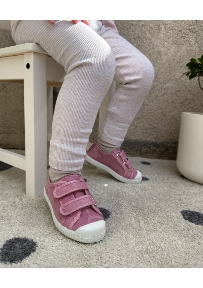 2 - CIENTA 78777 21/33  rosa esp scarpe bambina strappi tessuto cotone profumate