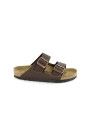 1 - BIRKENSTOCK ARIZONA 51701 dark brown marrone ciabatte donna doppia fibbia