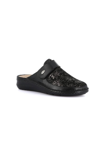 1 - GRUNLAND DAMI CE0260 nero ciabatte donna plantare estraibile strappo pelle