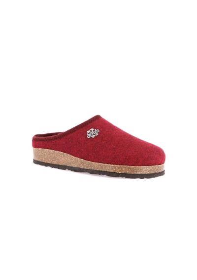 1 - GRUNLAND SARA CB0169 bordo' ciabatte donna plantare feltro lana