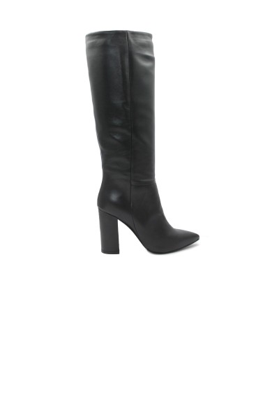 1 - ROMANO TANI nero stivale donna tacco pelle