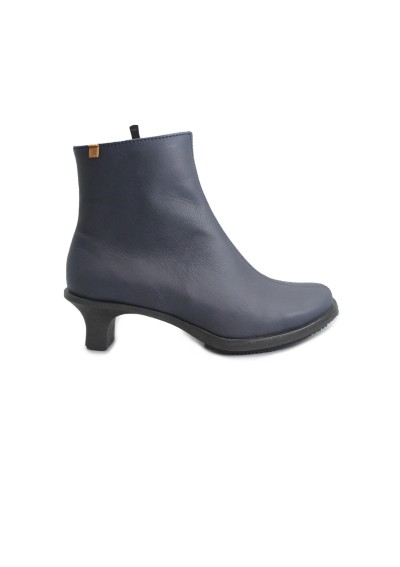 1 - EL NATURALISTA 5994 IGUSA WAX NAPPA blu scarpe tronchetto donna zip tacco