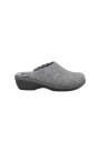 1 - MELLUSO PD306Z 254117 grigio pantofole donna tessuto memory foam plantare