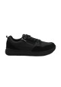 1 - GRUNLAND BORG SC0242 nero scarpe sneaker uomo lacci zip