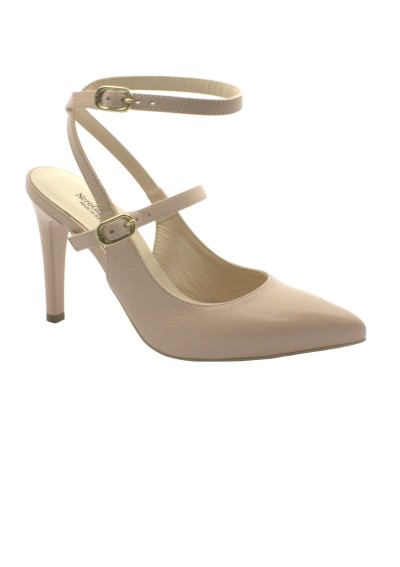 1 - NERO GIARDINI 07030 rosa scarpe donna decolletè tacco punta cinturino