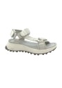 1 - CLARKS ATLTrek Sport white bianco sandali donna tessuto strappi all terrain