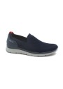 1 - ENVAL SOFT 3716411 blu scarpe uomo sneakers slip on tessuto