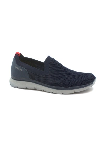 1 - ENVAL SOFT 3716411 blu scarpe uomo sneakers slip on tessuto