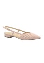1 - EVALUNA 187 rosa donna scarpe ballerina punta cinturino pelle tallone aperto