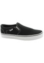 1 - VANS ASHER SEQ1871 nero bianco scarpe uomo sneakers tessuto slip on