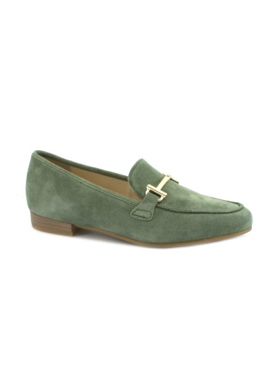 1 - ARA 12-31272 thyme verde scarpe donna mocassino morsetto soft camoscio
