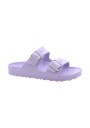1 - BIRKENSTOCK ARIZONA EVA 1017046 purple fog viola lilla ciabatte donna fibbie gomma