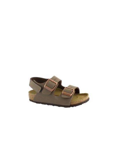 1 - BIRKENSTOCK MILANO HL 1019600 mocha marrone sandali bambino fibbie strappo 36/39