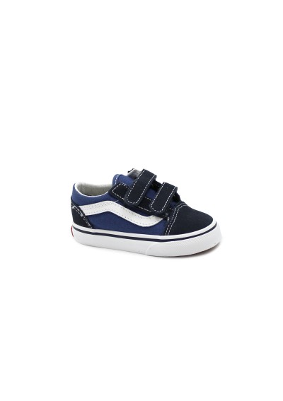 1 - VANS OLD SKOOL V YNVY1 navy  scarpe bambino sneakers strappi