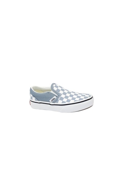 1 - VANS CLASSIC SLIP-ON WWDSB1 color theory checkerboard azzurro scacchi scarpe unisex sneakers elastici