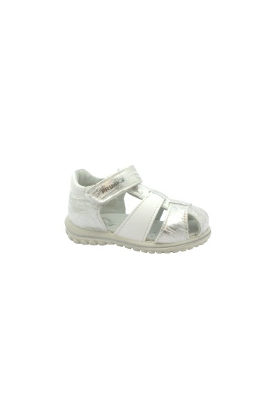1 - PRIMIGI 3861400 snow argento scarpe sandali bambina punta chiusa strappo