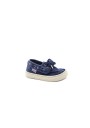 1 - CIENTA 87777 azul oscur blu scarpe bambino mocassino barca laccio tessuto