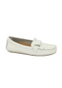 1 - FRAU 67M2 off white bianco scarpe donna pelle mocassino sfoderato gomma plantare