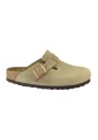 1 - BIRKENSTOCK BOSTON 1019484 tabacco brown ciabatta zoccolo uomo fibbia