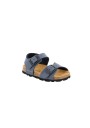 1 - GRUNLAND ARIA SB0025 blu scarpe sandalo bambino fibbie birk