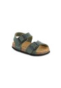 1 - GRUNLAND ARIA SB0027 bosco sandalo bambino fibbie birk plantarino anatomico