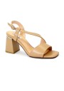 1 - KEYS 9620 nude rosa scarpe donna sandalo cinturino tacco