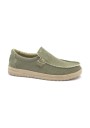 1 - HEY DUDE MIKKA BRAIDED army verde scarpe uomo sneakers slip on elastico