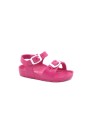 1 - CIENTA 1071000 24/34 fuchsia sandali bambina fibbie gomma vegan